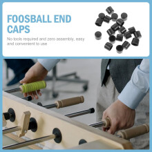 Tapas para máquinas de futbolín. Tapas de extremo para máquinas de futbolín. Fáciles de usar, no requieren herramientas.