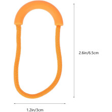 30pcs Zipper em forma de U puxa cabeças de puxa de substituição de cabo de extensão para bagagem de mochila de vestuário