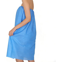 20 vestidos de sauna desechables no tejidos sin tirantes, ligeros, para vaporizar y sudar, ideales para spas, salones de belleza y baños.