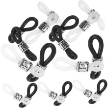 20 buc cataramă lanț ochelari alunecare conector silicon pentru retinere ochelari pentru sport și utilizare zilnică