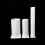 Professional PVC Air Vent Flange Joint Plastic Wall-White 3 7