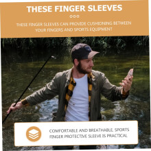 Protectores de dedos para pesca, 30 unidades, portátiles, cómodos, transpirables y ligeros.