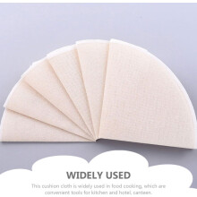 Lot de 30 tapis de cuisson vapeur pour petits pains, en coton, pliables, respirants et faciles Ă nettoyer.