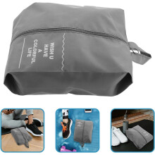 Sacos de sapatos de viagem 2pcs Organizador de sapatos portátil dobrável impermeável com alça grande capacidade
