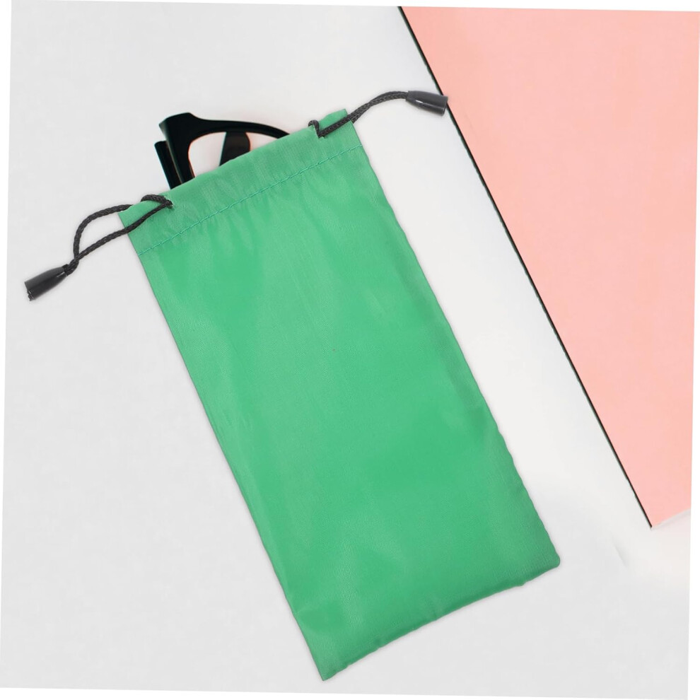 Hkhbjs 20Pcs Colorful Eyeglasses Pouches Drawstring Sunglasses Bag Organizers