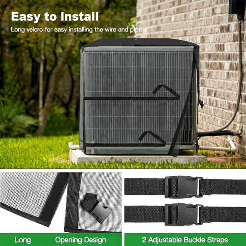 Durable PVC Air Conditioner defender Guards Equipment-    3 1