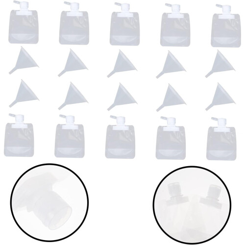 3er-Sets tragbare Quetschbeutel, leere Reise-Lotion-Emulsionsbeutel 1