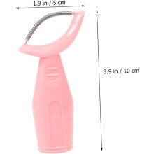 3 resortes depilatorios faciales para frente, mejillas, labio superior y mentón. Herramienta de depilación con hilo.