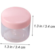 20 Stück Mini-Reiseflaschen, runde Behälter für Gesichtscreme-Proben, leere Halter für unterwegs