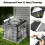 Durable PVC Air Conditioner defender Guards Equipment-    3 7
