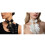 Collier à la mode avec nœuds en fausses perles pour les-Blanc 2