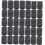 200pcs Adjustable Buckle Silicone Anti-Slip Ear Protective Hook Rope Regulator Black 2