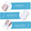 3 Sets Silicone Nail Stamper for Manicure French Tip Nails Art Tools Scraping Function Kit Printing 2