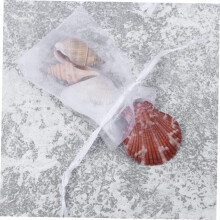 3 bolsitas de organza con cordón para regalos de boda, color blanco, ideales para joyería y fiestas.