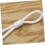 200pcs Adjustable Buckle Silicone Anti-Slip Ear Protective Hook Rope Regulator Black 7