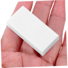 20 kleine gummetjes voor jongens en meisjes, witte blokgummetjes, ideaal voor schoolspullen, om mee te schetsen en te tekenen.