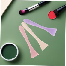 Escova de máscara facial de silicone de 3pcs com aplicador de escova de geléia precisa da alça ergonômica