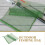 3 bolsas de malla para pesca con cordón ajustable, 50x65cm 6