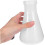 3 beute coniche in plastica per esperimenti di laboratorio, ideali per studenti di chimica. 4