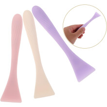 3-teiliger Silikon-Gesichtsmaskenpinsel mit ergonomischem Griff und präzisem Gel-Applikator