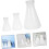 3pcs Plastic Conical Flask for Laboratory Experiment Plastic Flask for Chemistry Students 8