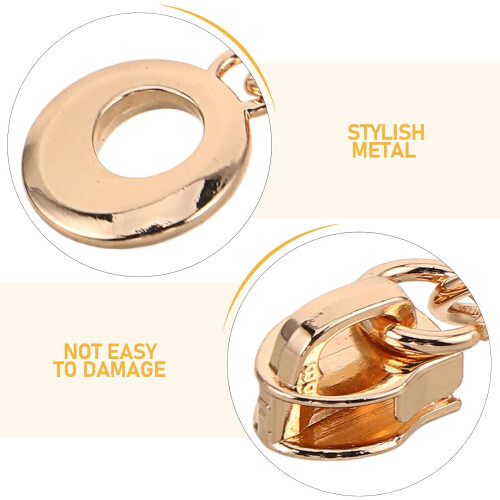 20pcs Zipper Pulls Repair Kit Replaceable Metal Zipper Tabs 2