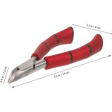 3-delige set nagelriemknippers, draagbare nagelriemtrimmer, manicuregereedschap van roestvrij staal.