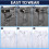20Pcs Adjustable Pants Waist Extenders Elastic Jean Button Extender Set 3