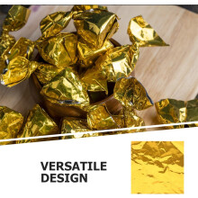 200 stuks snoepwikkels voor chocolade, vierkante folieverpakkingen, delicate en elegante bewaarwikkels.