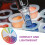 4pcs Rotatable Wheel Gradient Changing Guide Chart for Painting Learning Tool Wheel 6