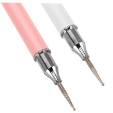 2 Stück doppelseitige Nagelkunst-Stifte, Strassstein-Applikator, Punktierwerkzeug für präzise Platzierung, für DIY-Projekte und Salongebrauch
