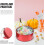 4pcs Boxes Party Cookie Boxes round Tinplate Storage Reusable Chic Design 1