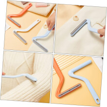 3 buc răzuitor metalic curățător plastic scame îndepărtator spatulă metalică curățare haine