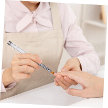 3er-Set Nagelpinsel für DIY-Maniküre, professionelle Gel-Nagelmalstifte, schwarz, für den Heimgebrauch im Nagelstudio