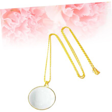 3-delige vergrootglas ketting met leesloep, draagbare vergrootglas ketting voor boeken en handen.