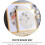 3Pcs Square Pre-Cut Picture Frame Mat Boards 33X33Cm with Round Inner Opening, Artwork Frame Mat 7