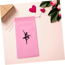 4 bolsas de baile con cordón, organizador de zapatos de ballet para niña y niño. Bolsa de ballet con cordón para niña.