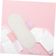 Lot de 3 serviettes hygiéniques lavables en coton réutilisables et absorbantes pour femmes, à utiliser la nuit.