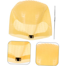 Juego de gorros de silicona para mechas con ganchos, gorros de peluquería reutilizables para reflejos.