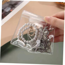 300 stuks oorbellenzakjes met zelfsluitende ritssluiting voor het opbergen van sieraden, geschikt voor kleine bedrijven.
