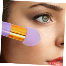 3ks šikmé make-up houbičky s rukojetí podkladové houbičky pro pudrový make-up, kosmetický nástroj pro obličej pro ženy