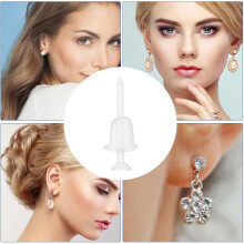 300pairs Soft Earring Backings Stopper Pads for Stud Earrings Comfortable Spare Backings for Everyday Use