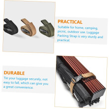 Lot de 3 sangles de fixation en nylon avec boucle pour tapis de pique-nique et rangement de tonnelle