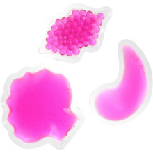 Paquete de 3 almohadillas de belleza para el cuidado de ojos y labios, compresas frías y calientes para la recuperación facial.