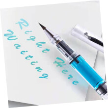 Set van 3 navulbare aquarelpenselen met zachte punt van wolfshaar, draagbare vulpen voor kalligrafie