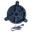 ABS Refrigerator Evaporator Fan Motor 12V 0.33A For Efficient 1
