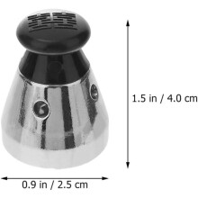 3 sets snelkookpanventielen van aluminiumlegering, lichtgewicht, stabiel, veiligheidsventielen, vervangingsonderdelen