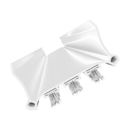 Door Draft Stopper Strips Under Door Noise Blocker Door-White