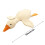 Oreiller de sommeil en peluche blanche 50 cm 2