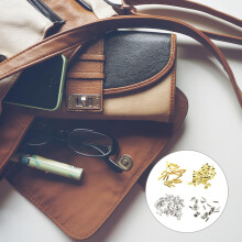 Zipper Repair Kit for Bags Zipper Bottom Stop and Insertion Pin, Sturdy Replacement Set Suitable